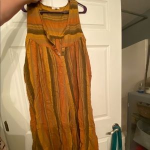 Easel Romper with pickets. Midi length. Never worn.